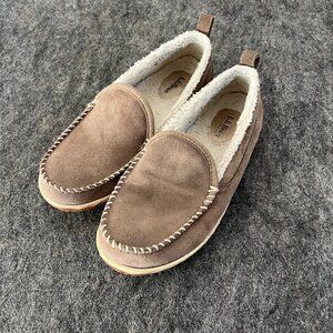 LL Bean Mountain Moccasin Fleece Lined Slippers Womens size 8 Medium